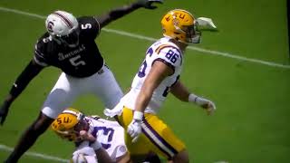 Horse collar tackle called on South Carolinas Kyle Kennard vs. LSU, nullifying pick six interception