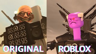 Skibidi Toilet - ORIGINAL vs ROBLOX vs MINECRAFT vs MULTIVERSE (ALL EPISODES) skibidi bop bop