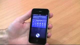 Apple Iphone 4S Siri video demo