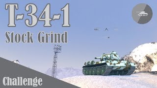 WoT Blitz -- T-34-1 [Stock Gameplay]