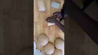 Shaping whole wheat sandwich bread #freshmilledflour #wholewheatbread #breadrecipe #bread