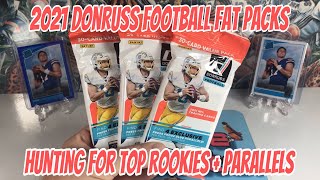 2021 Donruss Football Fat Packs ( 4 Blue Press Proofs per pack)