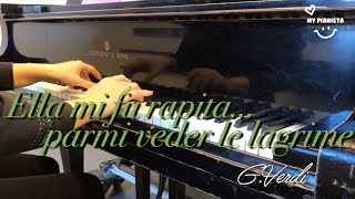 Ella mi fu rapita..parmi veder le lagrime, Duca, Piano accmpaniment, Opera karaoke