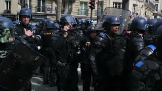 Le 11ème acte de manifestation en France contre la réforme des retraites