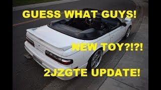 GUESS WHAT GUYS! NEW TOY?!?! 2JZGTE UPDATE!