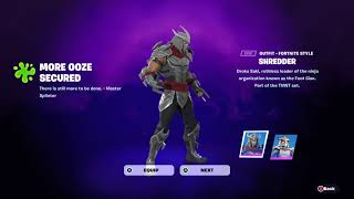 Fortnite | Ninja Turtles Battle Pass | Shredder Unlock | Preview Quests Rewards | chapter 5 season 1