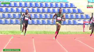 Prison shocks Police and KDF in 4X400M M Final AK National Championships 2024