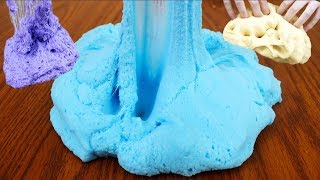 Testing Different Powders to Make DIY Cloud Slime! Cloud/Icee Slime Tutorials! So Satisfying & Soft!