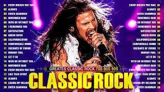 Classic Rock Songs 70s 80s 90s Full Album - Nirvana, Led Zeppelin, Bon Jovi, Aerosmith, U2, ACDC