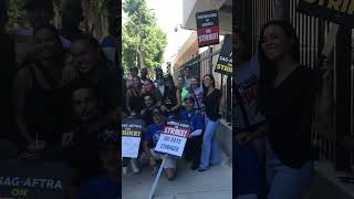 Shemar Moore and the SWAT Cast and Writers Reunite to Support the SAG-AFTRA and WGA Strike