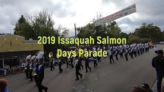 Hazen Highlander Marching Band at 2019 Issaquah Salmon Days Parade - 10/5/2019