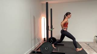 Hamstring kick out split stance - Late stage hamstring rehab