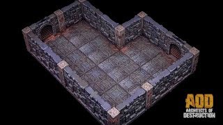 Rampage Dungeon Small Painting Tutorial by Lester Bursley