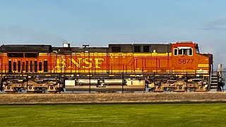 BNSF 5685 rushing through Chambers Bay