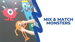 Mix and Match Monsters Felt Board Activity