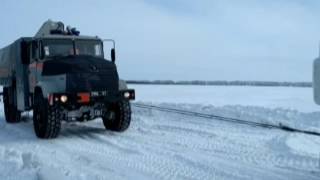 Спасли технику из снежного плена.(Украина.Днепропетровщина-2017 .январь)