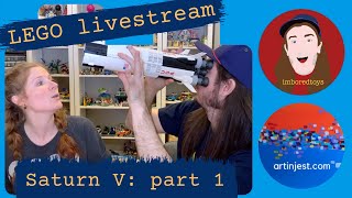 LEGO Livestream: Building the SATURN V ROCKET!!!