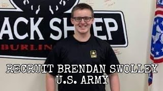 Salute To Service - US ARMY Recruit Brendan Swolley