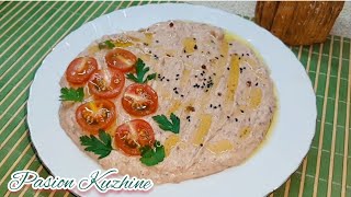 Salcë kremoze me fasule të kuqe,gjizë dhe hudhra/ hummus!