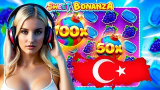 🔱 SWEET BONANZA Küçük Kasa 🍭 4 000 ₺ KASAYI 300 000 ₺ DÜNYA REKORU KIRDIK KAZANÇ ALDIK #sweet