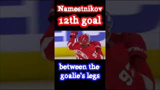 Наместников 12 гол между ног голкиперу / Namestnikov scored his 12 th goal between the goalie's legs