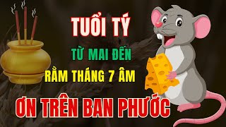 Tử vi Tuổi Tý, Từ mai đến Rằm tháng 7 Âm lịch. Ơn trên ban phước, Có tin vui lớn tìm về