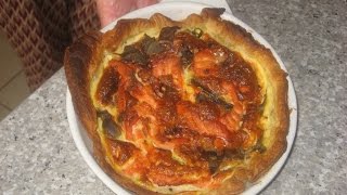 Quiche au saumon et à l'oseille