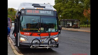 WMATA Metrobus: Ride Aboard 2020 New Flyer Xcelsior XN40 #3308 on RED Line Shuttle to Takoma sta