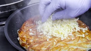 Super Cheesy and Crispy Potato Pancake