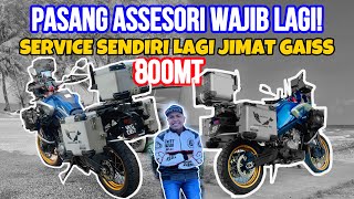 #953 SERVICE SENDIRI! PASANG JAJAN LAGI! UPDATE CFMOTO 800MT!