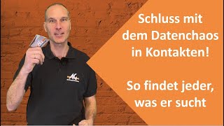 Schluss mit dem Datenchaos in #Kontakten: So findet jeder, was er sucht