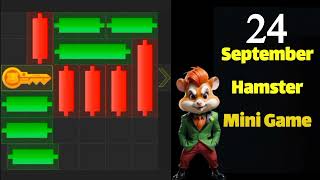 24 September Mini game || Today Hamster Mini Game puzzle