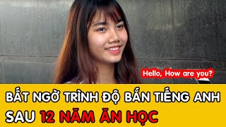 Bất ngờ khả năng bắn tiếng anh của học sinh cấp 3| Phỏng vấn tiếng anh  - Anh Ngữ Baboo