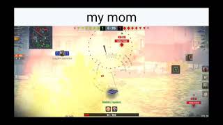 mom is op at wotb...