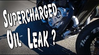 Supercharging the Triumph Bobber (part 10) I finally get the oil leak fixed!