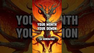 AI Draws Your Month Your Demon #ai #aiart #shorts #month #demon