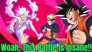 Very CLOSE Fight! Let's See WHO Wins?! | Goku ReactZ to GOKU vs NARUTO vs LUFFY!! by @kishinpain