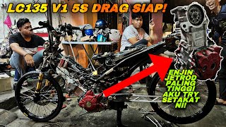 PROJEK LC135 V1 5S DRAG! | SETUP LAST MINIT UBAH PLAN! | SMART WO V1 CUTTING DRAG!