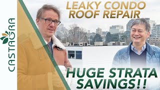 Leaky Condo Roof Repair With Ecodur Roof Coating - Huge Strata Savings!! (Castagra Testimonial)