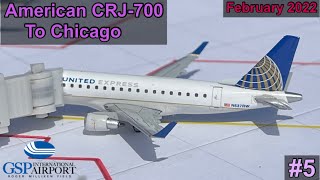 *AMERICAN CRJ-700 TO CHICAGO* Greenville-Spartanburg International Airport Update #5 |February 2022.