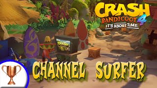 Channel Surfer Trophy│Crash Bandicoot 4: It's About Time