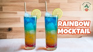 SEGERR! BUAT ES RAINBOW MOCKTAIL SIMPLE | MINUMAN ALA CAFE | MINUMAN KEKINIAN | ES VIRAL |IDE JUALAN