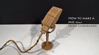 How to make a Microphone from Cardboard that Works