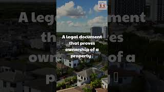 Unlocking the Jargon: Title Deed | SOS Realty | Real Estate Gujarat