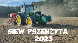 Bezorkowy Siew Pszenżyta 2023 Kujawy Agromasz John Deere 6920