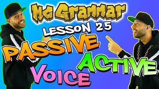 English Lesson: Passive & Active Voice Lesson for Kids | Learn through music and rap with MC Grammar