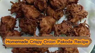 Onion Pakoda Recipe | ಗರಿಗರಿ ಕ್ರಿಸ್ಪಿ ಈರುಳ್ಳಿ ಬಜ್ಜಿ | Crispy Onion Pakoda | How to make Onion Pakoda