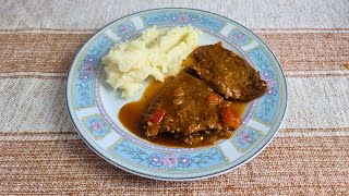 Minha mãe fez um BIFE BORBOLETA delicioso e fácil 😊