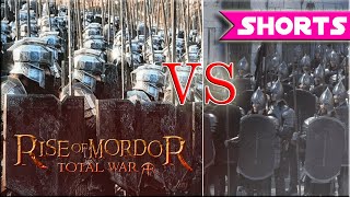 Gondor Vs Iron Hills! Lord Of The Rings | Total War Rise of Mordor Mod for Total War Attila! #shorts