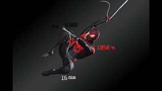 Marvel's Spider Man  Miles Morales - HIGH [FX 8300-4.2,GTX 1050TI-OC"150\500",16GB-2500MHZ ]